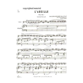 Schubert, Francois (Franz Anton) - L'Abeille (The Bee), Op 13 No 9 - for Violin and Piano - edited by Saenger - Carl Fischer