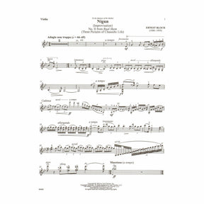 Bloch, Ernest - Nigun (Improvisation) No. 2 from "Baal Shem" (Three Pictures of Chassidic Life) - for Violin with Piano or Audio Accompaniment - Carl Fischer