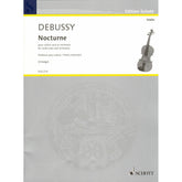 Debussy, Claude - Nocturne for Violin and Piano - Schott Edition
