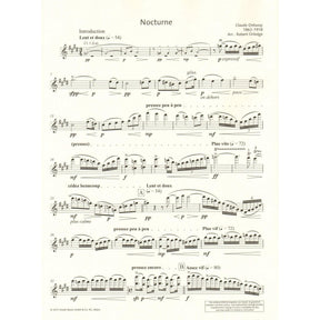 Debussy, Claude - Nocturne for Violin and Piano - Schott Edition