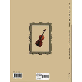 Elgar, Edward - Six Very Easy Pieces In First Position, Op 22 - Violin and Piano - Bosworth Edition
