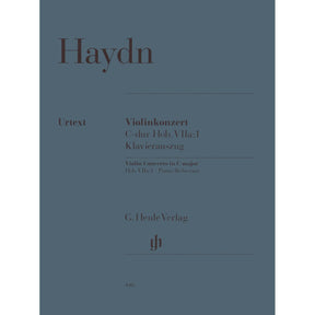 Haydn, Franz Joseph - Concerto No 1 in C Major, Hob VIIa:1 - Violin and Piano - edited by Günter Thomas and Heinz Lohmann - G Henle Verlag URTEXT