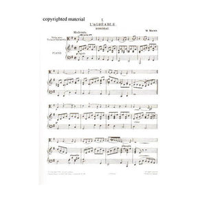 Marais, Marin - 5 Old French Dances - Viola or Violin or Cello and Piano - arranged by Aldis, Rowe, and Mukle - Chester Music