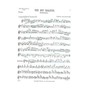 Mollenhauer, Edward - The Boy Paganini - Violin and Piano - Carl Fischer