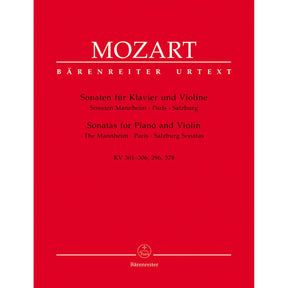 Mozart, WA - Violin Sonatas, K 301-306, K 296, K 378 - Violin and Piano - edited by Reeser - Barenreiter