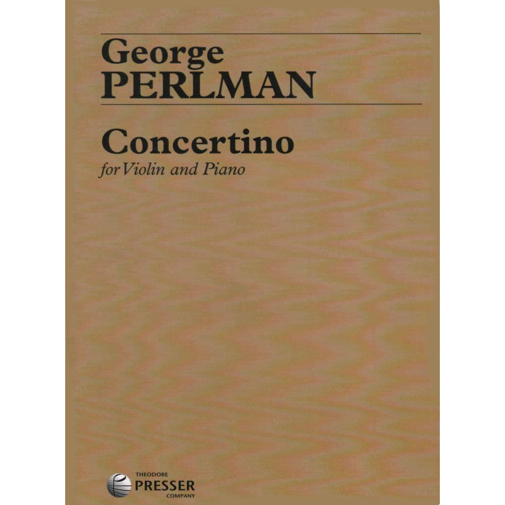 Perlman, George - Concertino for Violin and Piano - Theodore Presser