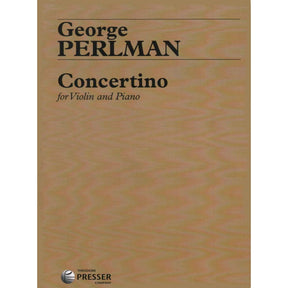 Perlman, George - Concertino for Violin and Piano - Theodore Presser