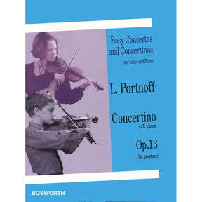 Portnoff, Leo - Concertino in E Minor for Violin and Piano, Op 13 - Bosworth