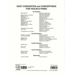 Portnoff, Leo - Concertino in E Minor for Violin and Piano, Op 13 - Bosworth