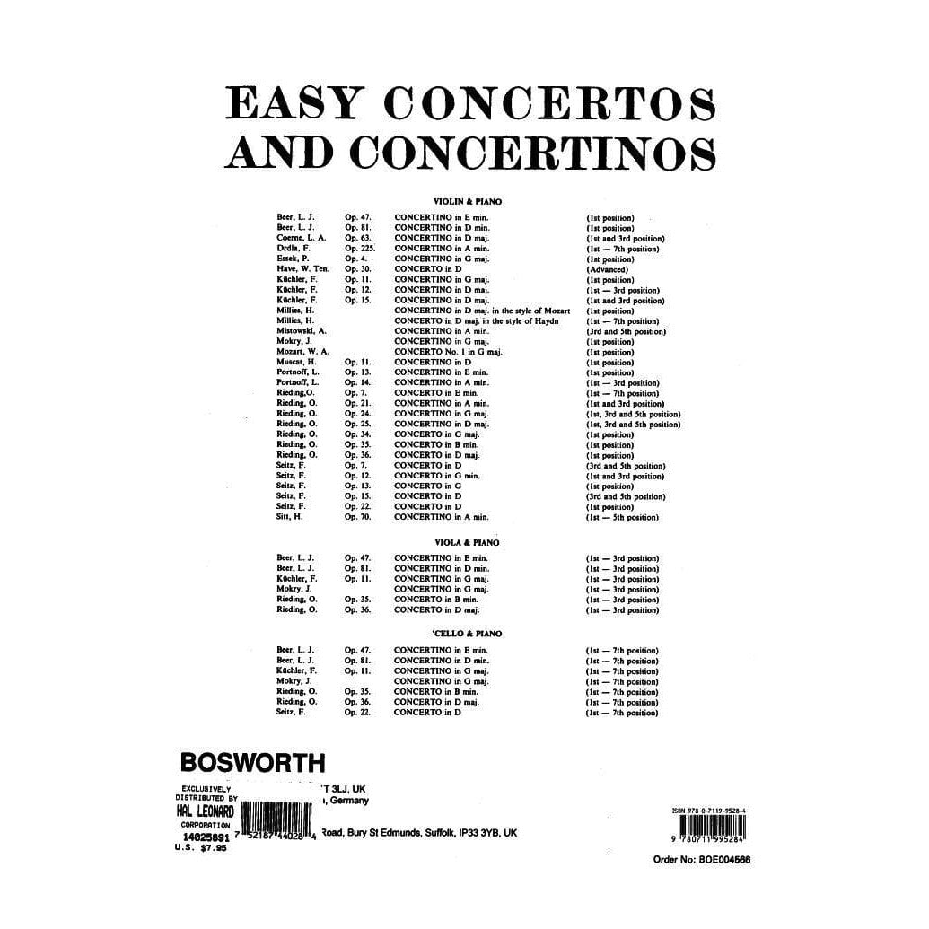 Portnoff, Leo - Russian Fantasia No 2 in D Minor - Violin and Piano - Bosworth