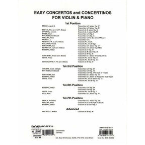 Rieding, Oskar - Violin Concerto in E Minor, Op 7 - Violin and Piano - Bosworth