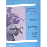 Rieding, Oskar - Violin Concerto in G Major, Op 34 - Violin and Piano - Bosworth