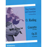 Rieding, Oscar - Concerto In b minor Op 35 For Violin and Piano Published by Bosworth & Co