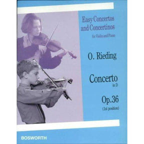 Rieding, Oskar - Violin Concerto in D Major, Op 36 - Violin and Piano - Bosworth