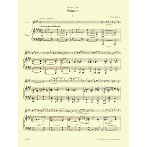 Franck, Cesar - Sonata, Andantino Quietoso, and Melancolie - for Violin and Piano - edited by Woodfull-Harris - Barenreiter URTEXT