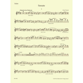 Franck, Cesar - Sonata, Andantino Quietoso, and Melancolie - for Violin and Piano - edited by Woodfull-Harris - Barenreiter URTEXT