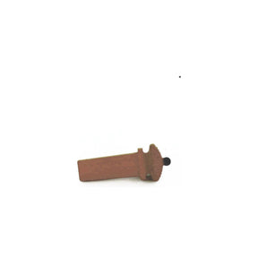 Hill Model Boxwood Viola Endpin with Black Pin Full Size