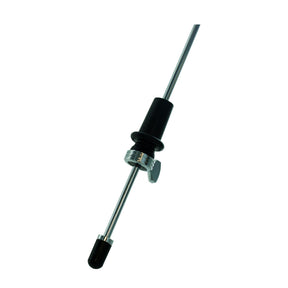 Cello Endpin with Ebonized Plug and Steel Rod 18" Long