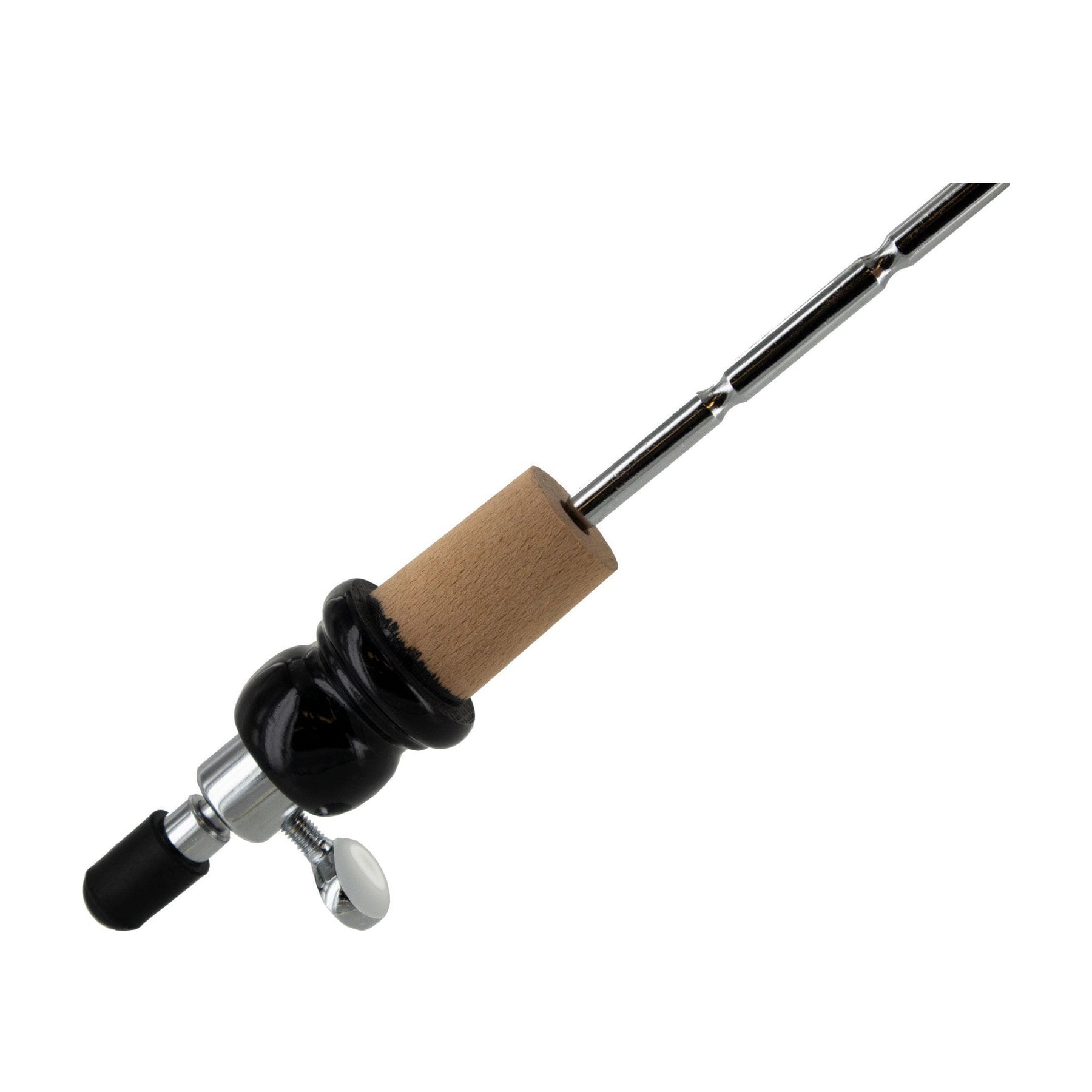 Bass Endpin with Ebonized Plug – 12” long, 8mm diameter shaft