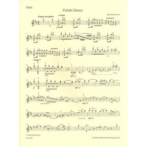 Severn, Edmund – Polish Dance - for Violin and Piano - edited by Christoph Sassmannshaus - Bärenreiter