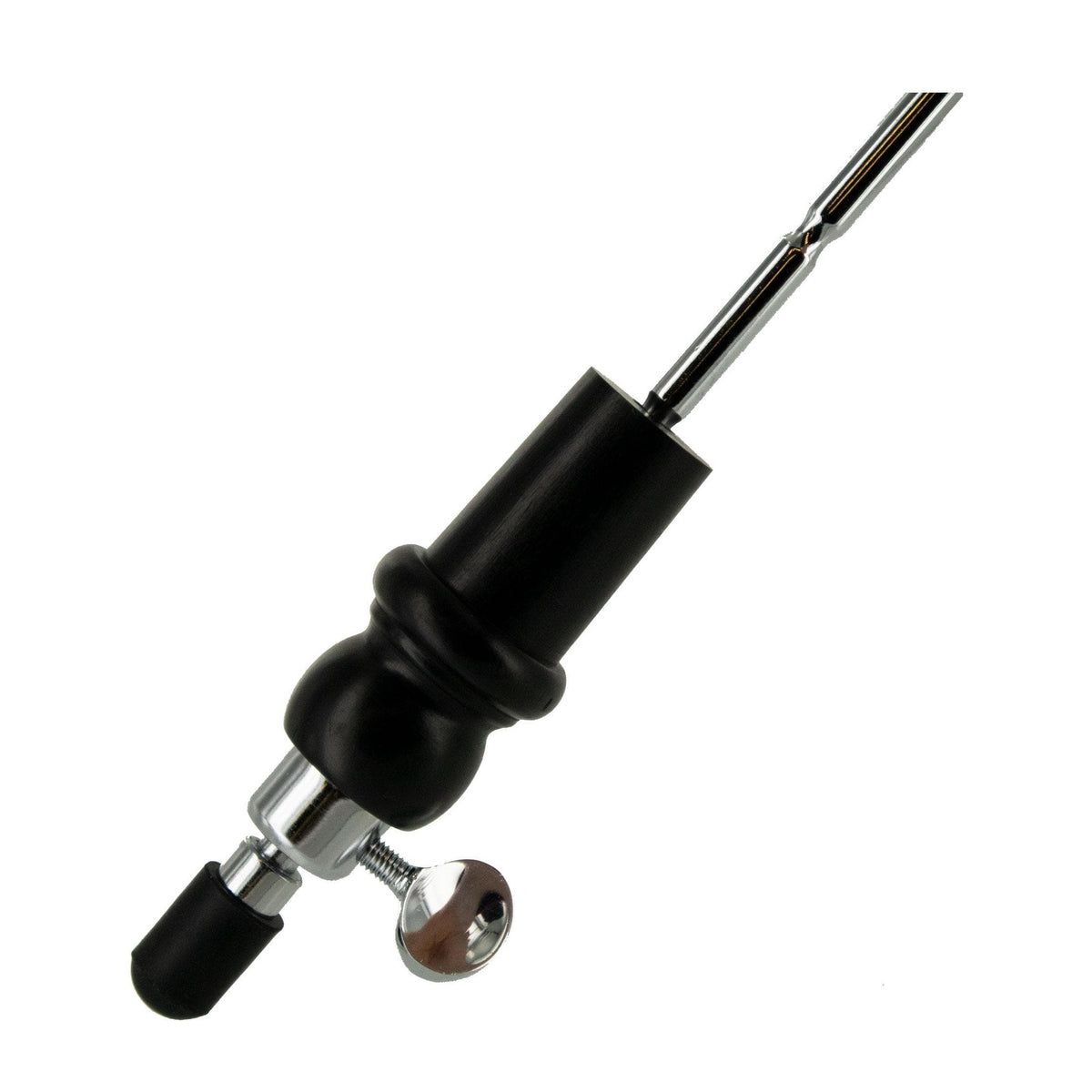 Bass Endpin with Ebony Plug – 12” long, 10mm diameter shaft
