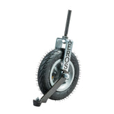 Xeros™ Pneumatic Bass Wheel with Brake - 3/8 in./10 mm. Shaft
