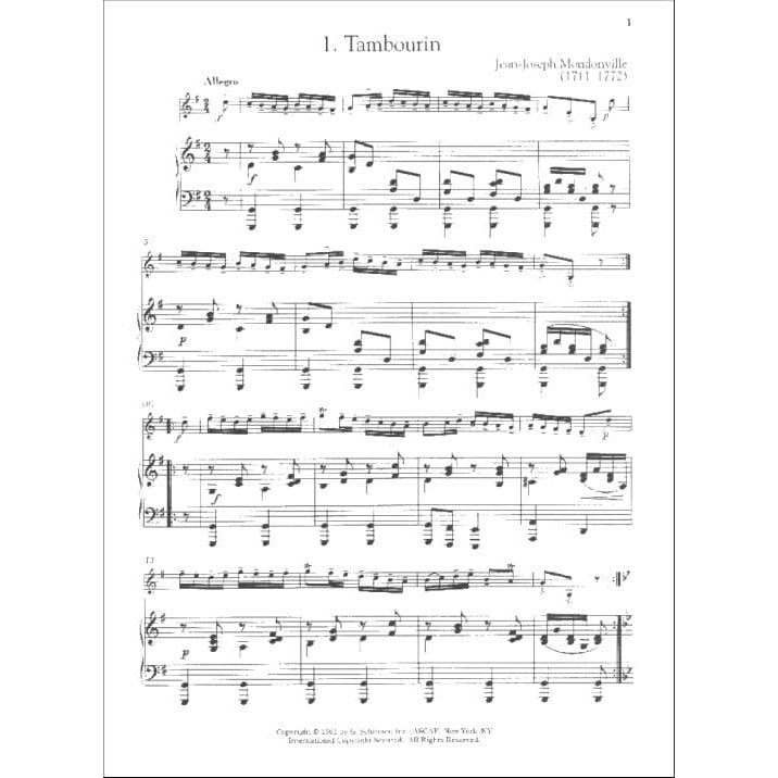 Solos for the Violin Player - Violin and Piano - edited by Josef Gingold - G Schirmer Edition