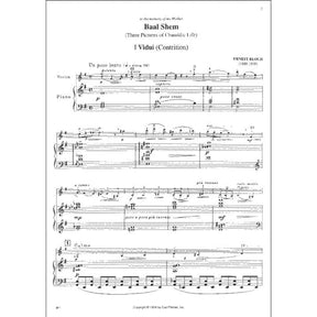 Hebrew Melodies for Violin and Piano - edited by Eric Wen - published by Carl Fischer