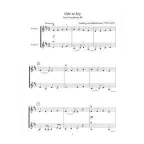Easy Classics for Violin - One or Two Violins and Piano - arranged by Spitzer - Book/Online PDF - Mel Bay Publications