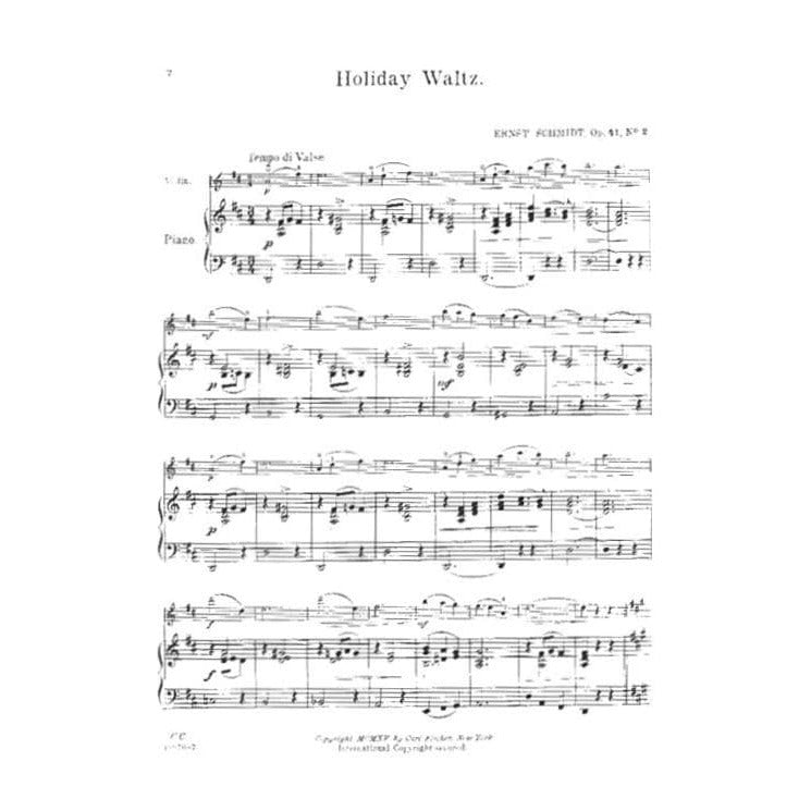 The Violinist's Contest Album: A Comprehensive Study of the Third Position - Violin and Piano - edited by George Perlman - Carl Fischer