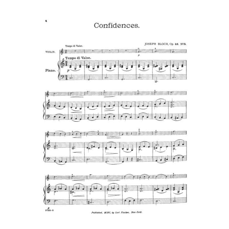 Violinist's First Solo Album, Volume 2 - Violin and Piano - edited by George Perlman - Carl Fischer