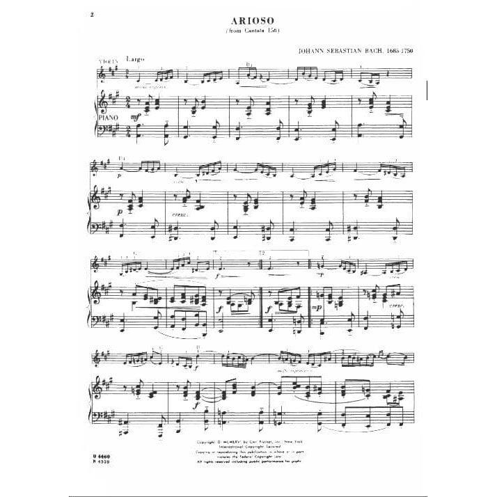 Violinist's Recital Album: A Collection of Stylistic Solos - Violin and Piano - edited by George Perlman - Carl Fischer