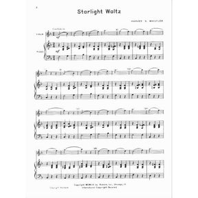 First Solo Album for Violin - Violin and Piano - arranged and edited by Harvey Whistler - Rubank