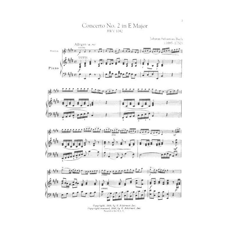 Violin Classics: 19 Pieces by 10 Composers (Intermediate to Advanced) - Violin and Piano - Schirmer
