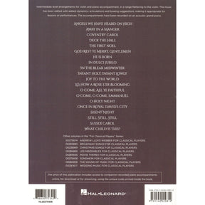 Favorite Christmas Carols - Violin and Piano - Book/Online Audio - Hal Leonard Edition
