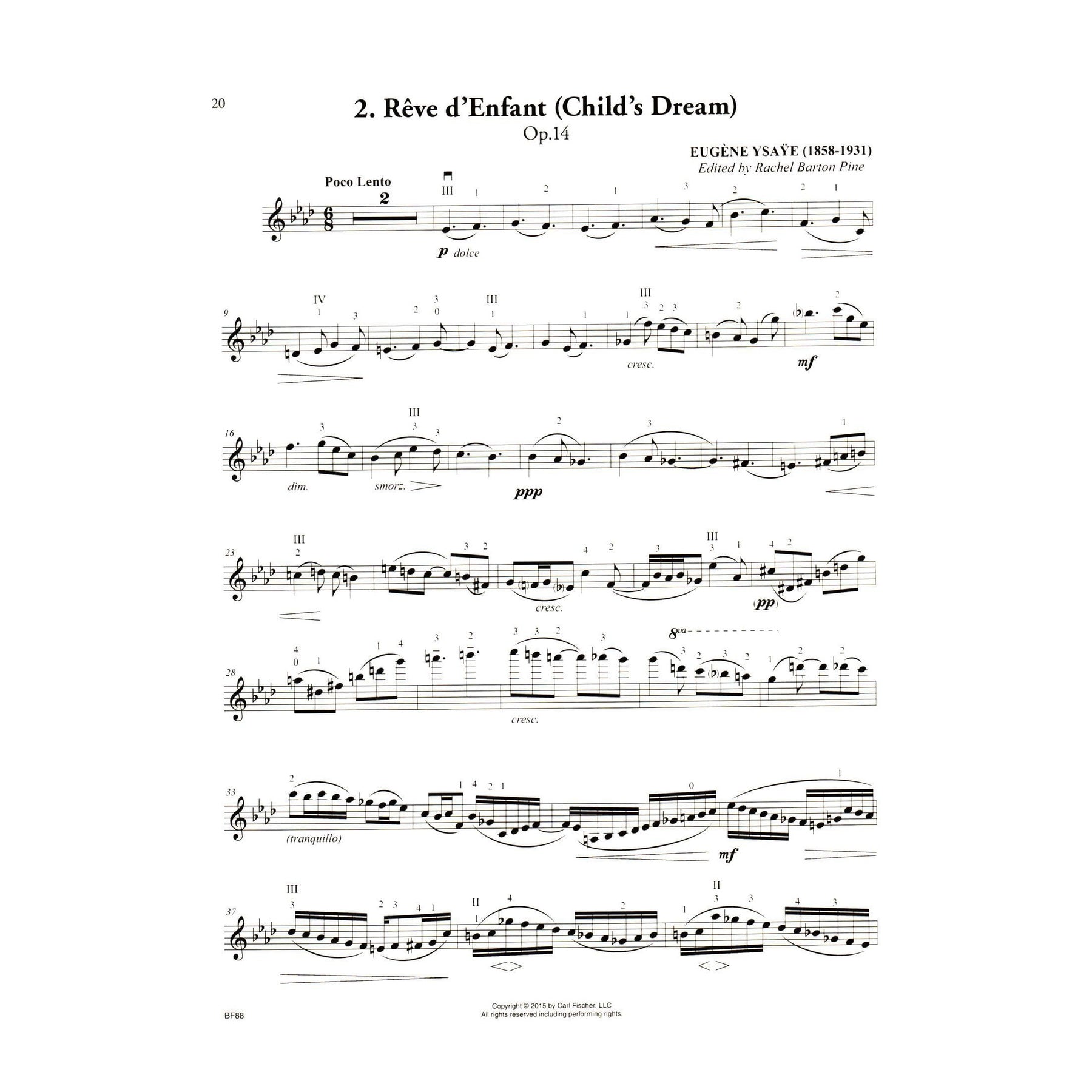 Violin Lullabies - 27 Pieces for Violin and Piano (online PDF and Audio included) - edited by Rachel Barton Pine - Carl Fischer Publication
