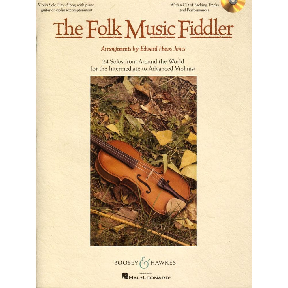 The Folk Music Fiddler - for Violin and Piano - arrangements by Edward Huws Jones - Book/CD - Boosey and Hawkes
