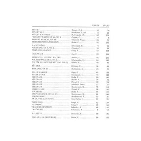 Violin Pieces the Whole World Plays - Violin and Piano - edited by Albert E Wier - Embassy Music