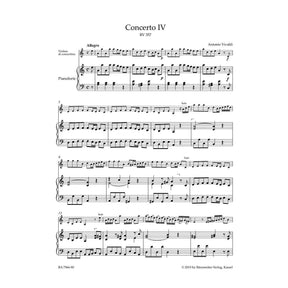 Vivaldi, Antonio - La Stravaganza Vol 1, 1-6 - Op 4 - for Violin and Piano - Barenreiter URTEXT