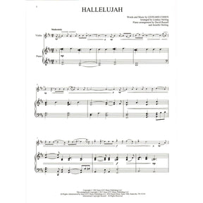 Hallelujah (by Leonard Cohen) - arranged by Lindsey Stirling - for Violin and Piano - Hal Leonard