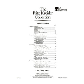 Kreisler, Fritz - The Fritz Kreisler Collection, Volume 1 - for Violin and Piano - Carl Fischer