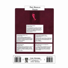 The Fritz Kreisler Collection, Volume 3 - Violin and Piano - edited by Eric Wen - Carl Fischer Edition