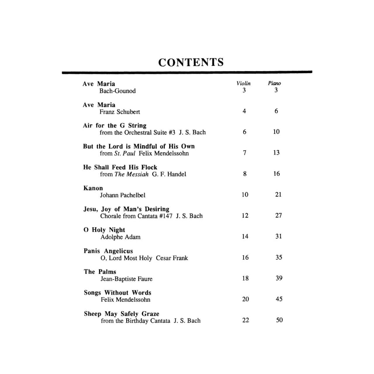 Duncan, Craig - Sacred Melodies - Violin and Piano - Mel Bay Publications