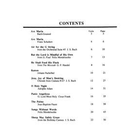 Duncan, Craig - Sacred Melodies - Violin and Piano - Mel Bay Publications