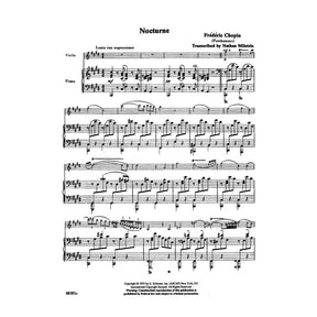 Milstein, Nathan - Three Transcriptions - Violin and Piano - Great Performer's Edition (G Schirmer/Hal Leonard)
