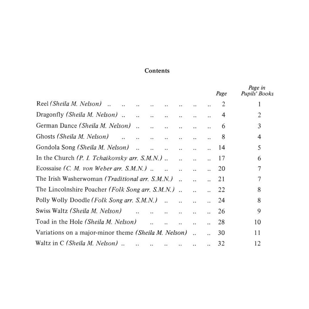 Sheila Nelson - Technitunes  Teacher's Book Published by Boosey & Hawkes