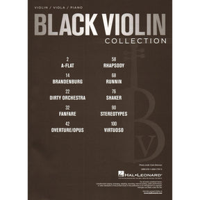Black Violin Collection - 10 Original Works - for Violin, Viola, and Piano - Hal Leonard Publications