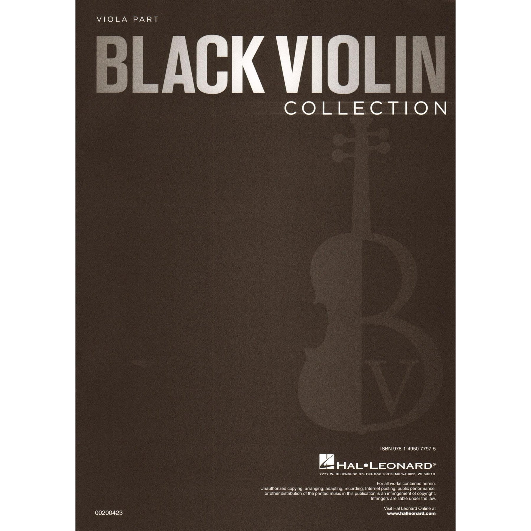 Black Violin Collection - 10 Original Works - for Violin, Viola, and Piano - Hal Leonard Publications