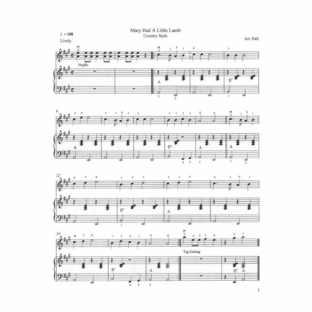 Hall, Charles A - The Fairfield Fiddle Farm: Fiddle Book 1 - Violin and Piano - Fairfield Fiddle Farm Publishing