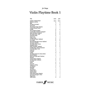 DeKeyser, Paul - Violin Playtime Book 1 - Violin and Piano - Faber Music Edition